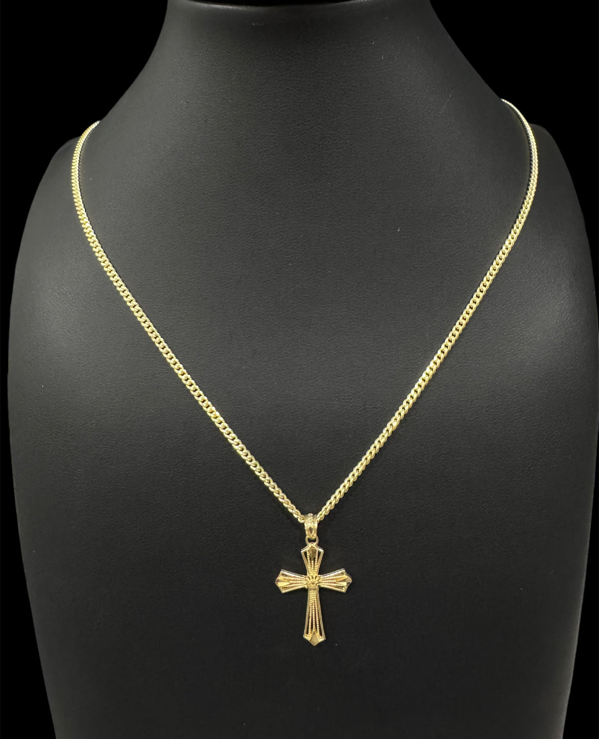 Cadena con crucifijo oro 10k original